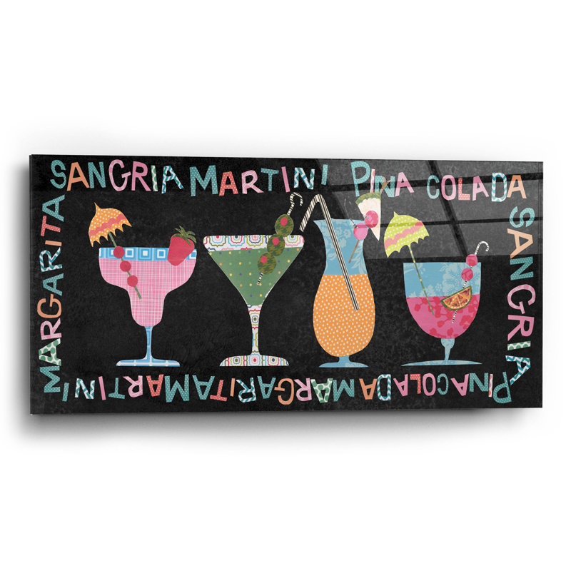 «Mix Me A Drink Collection D» par Regina Moore, H 12 po x l 24 po