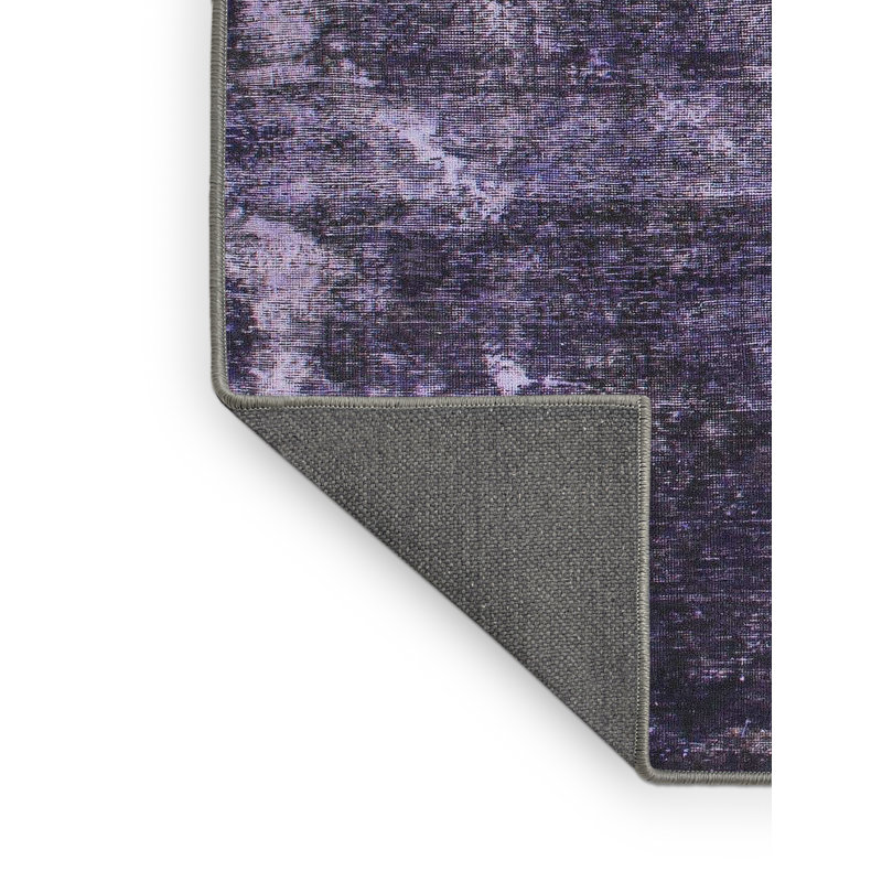 Tapis décoratif multicolore à motif abstrait, Rectangle 4 pi x 6 pi
