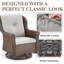 Fauteuils coulissants avec coussins Red Barrel Studio®-372500019