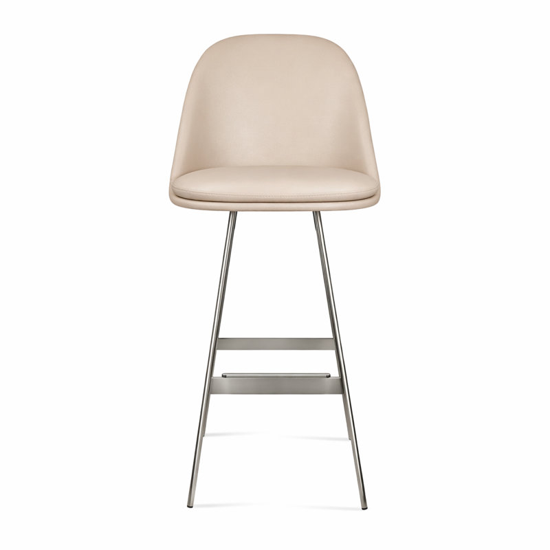 Tabouret Avanos Balat, Chrome chrome, Os PPM, Tabouret de bar (siège d'une hauteur de 28,5 po)