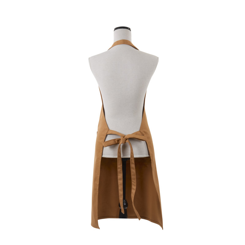 Tablier de cuisine en coton - Ceinture de cou réglable, tablier de cuisine classique avec poche avant pour la cuisson, la cuisine et la cuisine de tous les jours