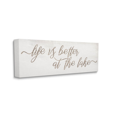 " Life Better At The Lake Phrase " by Lil' Rue