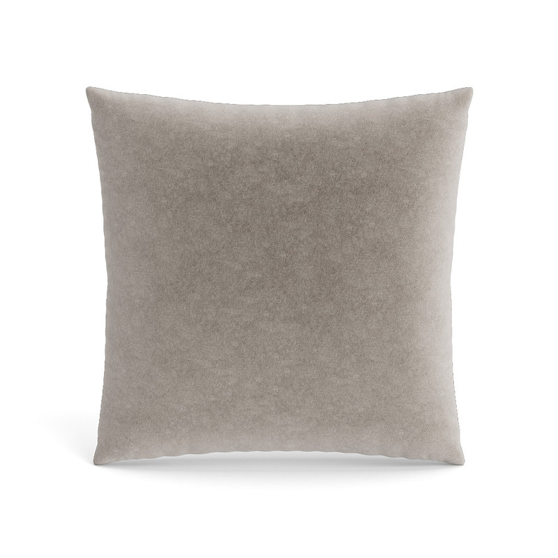Fresco Polyester Blend Throw Square Pillow Cover, Silver