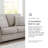 Francie Upholstered 64'' Loveseat