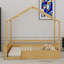 Lit plateforme avec baldaquin, barrières de sécurité et porte d'entrée pour les chambres d'enfants-82321688-82321690