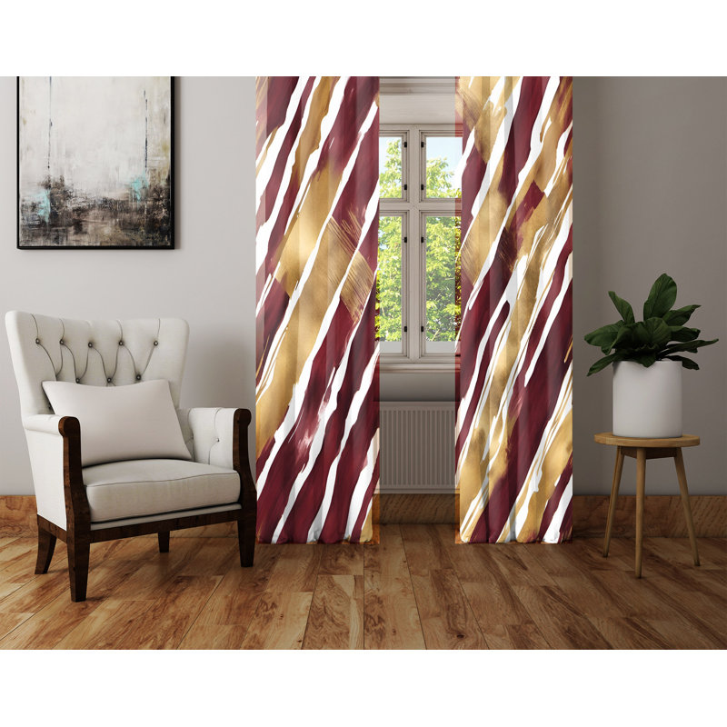 Semi Sheer Curtain Pair, 20" W x 61" L