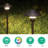 Matte Black Low Voltage Plug-in Integrated Led Aluminum Pathway Lights Pack