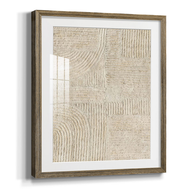 Sandstone Pastures I Framed Print, Walnut Framed Paper, Yes