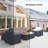 Dulcie Outdoor Conversation Set Group Seating Patio Furniture Covers