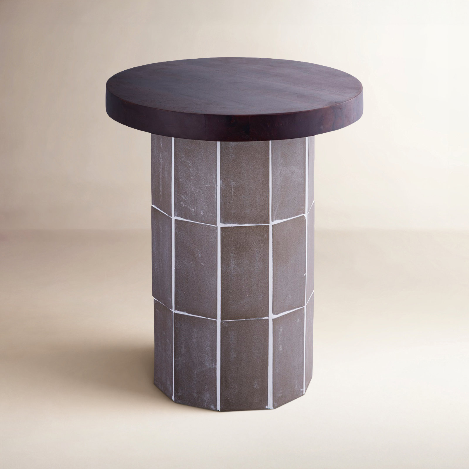 Paulding 15" Acacia End Table