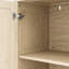 Buffet 70 po avec tablettes réglables, de haute qualité et polyvalent pour la décoration de chambre à coucher 4 portes naturelles et robustes, facile à installer dans la cuisine-666629904