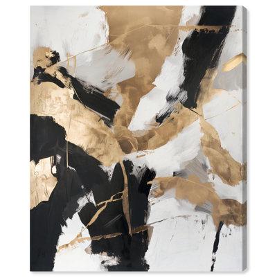 Cracked Gilt II Canvas by Art Remedy