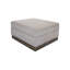 Repose-pieds Jeni, blocs de coin Modern 39 po, bois massif, polyester-102957807