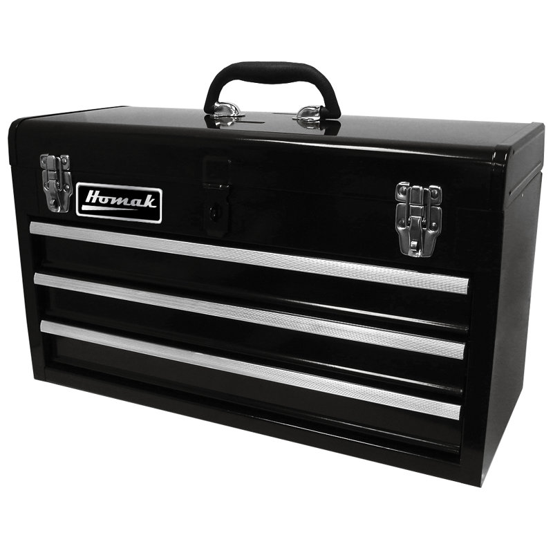 20" Tool Box, Black