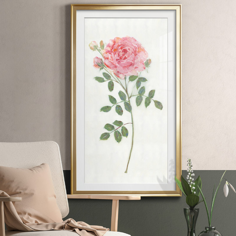 Simple tige II - cadre photo, reproduction d'art, Encadrement doré, H 14,5 po x l 26,5 po x P 1,5 po