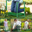 Assise et siège de jardin de 10,2 po avec cadre pliable pour le jardinage