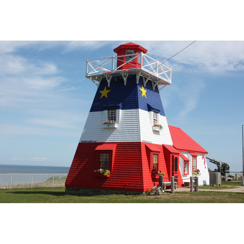 Phare de Grand-Anse - Photographie sur toile tendue, H 8 po x l 12 po