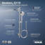 Ensemble de barre coulissante de luxe Awaken G110 1,75 GPM-50499150