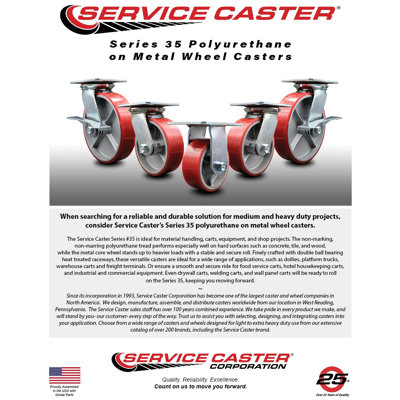 Poly on Cast Iron Caster