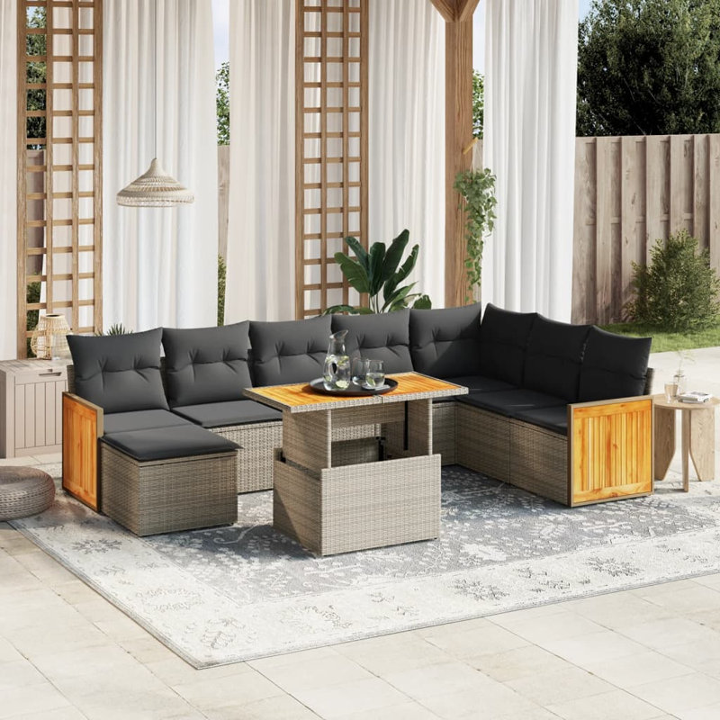 Ensemble de canapé de jardin Vidaxl