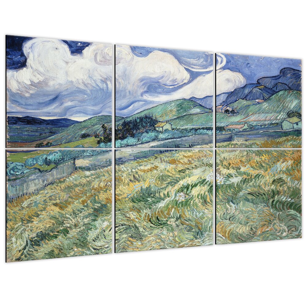 6-tlg. Poster-Set Landschaft von Saint-Rémy von Vincent Van Gogh