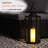 Hexagonal Battery-Operated Metal Lantern With Led Lights-52674979