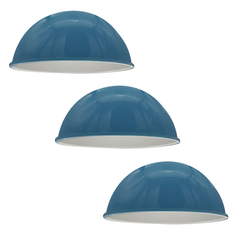 Astrit 14cm H Metal Lamp Shade ( Uno ) in Blue