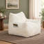 Fauteuil à billes en velours côtelé l 41,8 po-1697409110
