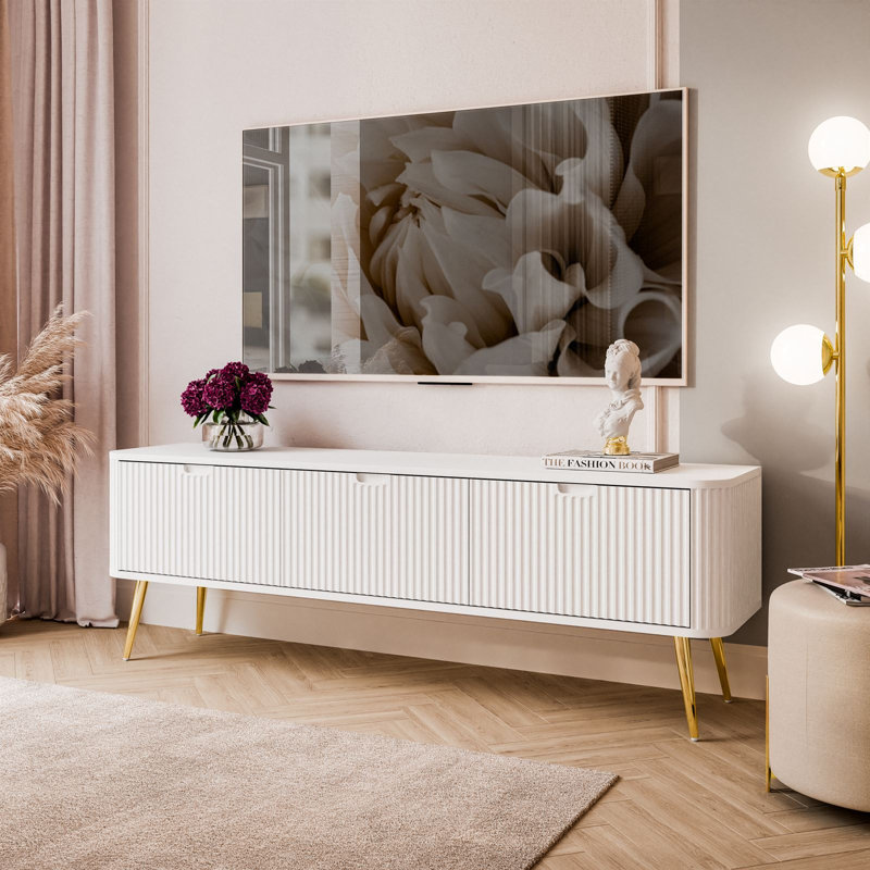 Morty TV Stand, White