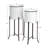 Round Metal Planters on Stands-26521821