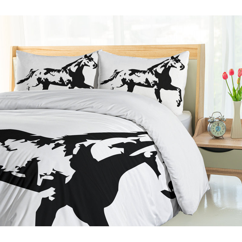 Apartment Farmhouse / Country Polyester Duvet Cover, Queen