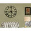 Lacy Metal Skeleton Wall Clock