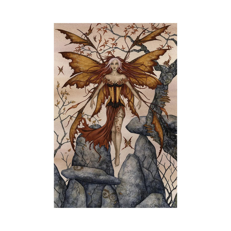 L'impression de l'arrivée par Amy Brown, H 26 po x l 18 po x 1,5 po
