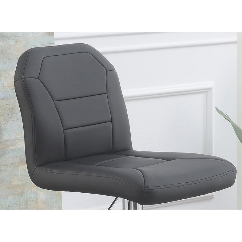 Tabouret pivotant à hauteur réglable, Noir