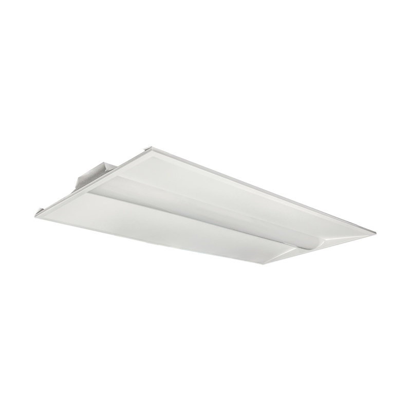 White Aluminum 48" Dimmable LED Troffer Ceiling Light
