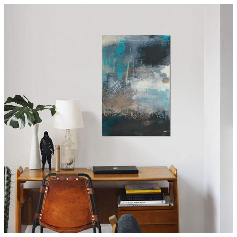 " Umbra I " by Sue Jachimiec, 40" H x 26" W x 1.5" D, Wrapped Canvas