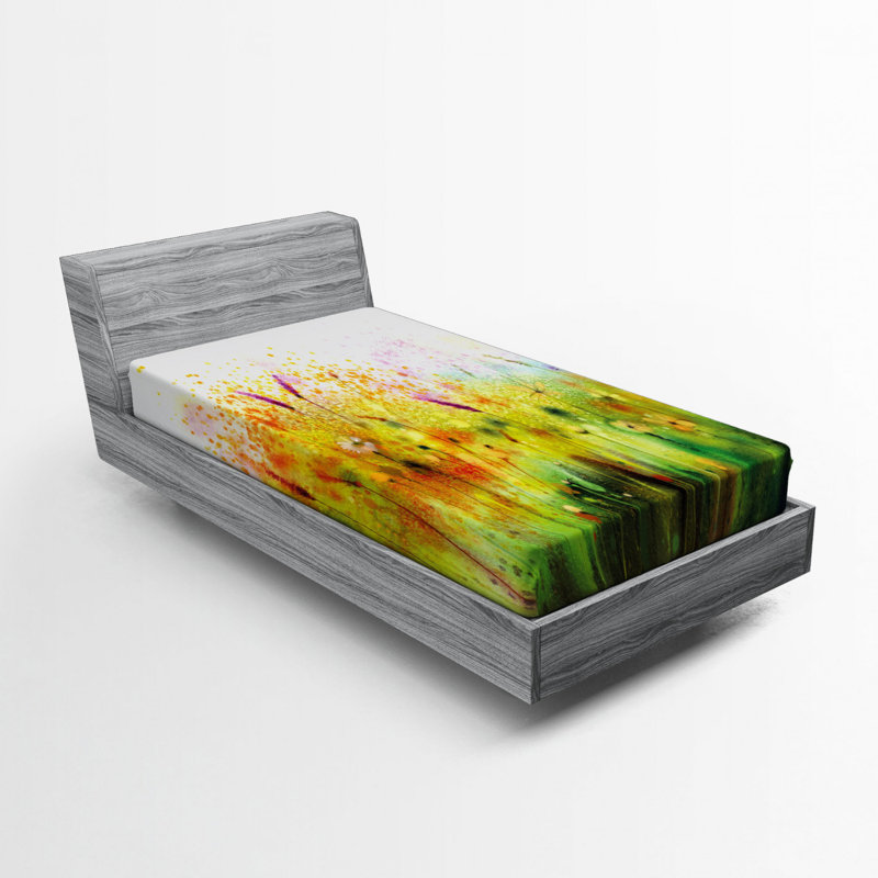 Drap-housse à fleurs, Drap-housse de taille simple