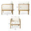 Fauteuil club d'extérieur en bois d'acacia-1841493505