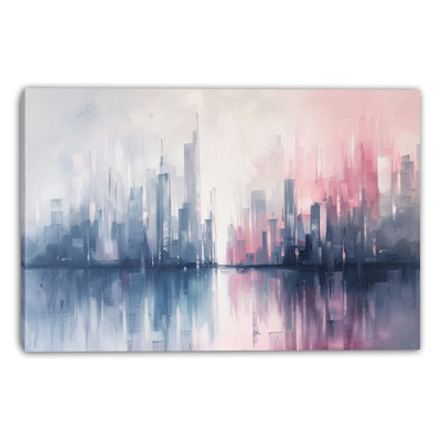 Art mural sur toile Blush Metropolis