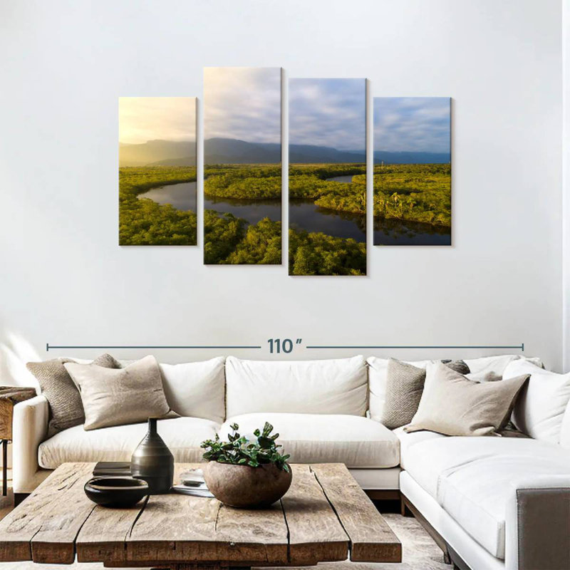Alvord Amazon Forest River, 48'' H x 75'' W