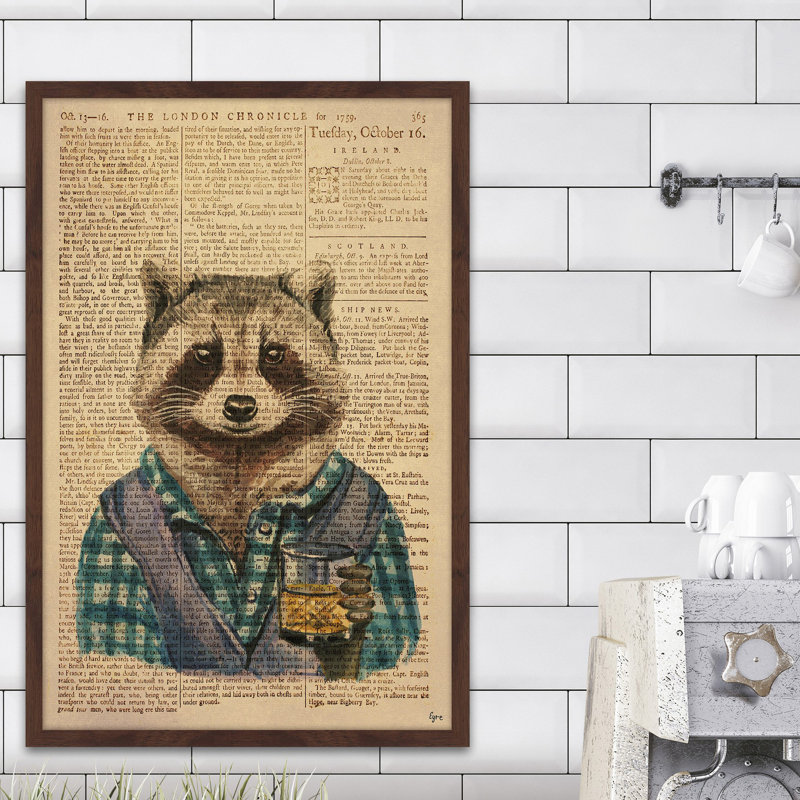 «Scotch Time II» par Eyre Tarney - impression encadrée, H 36 po x l 24 po x P 1,5 po
