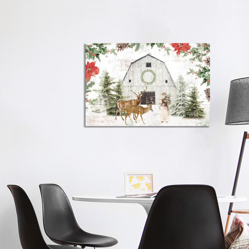 Wooded Holiday I by Katie Pertiet - Wrapped Canvas Gallery-Wrapped Canvas Giclée, 101.6 cm H x 66.04 cm W x 1.91 cm D