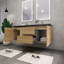 Ensemble de meuble-lavabo double mural 60 po Castin-457868118
