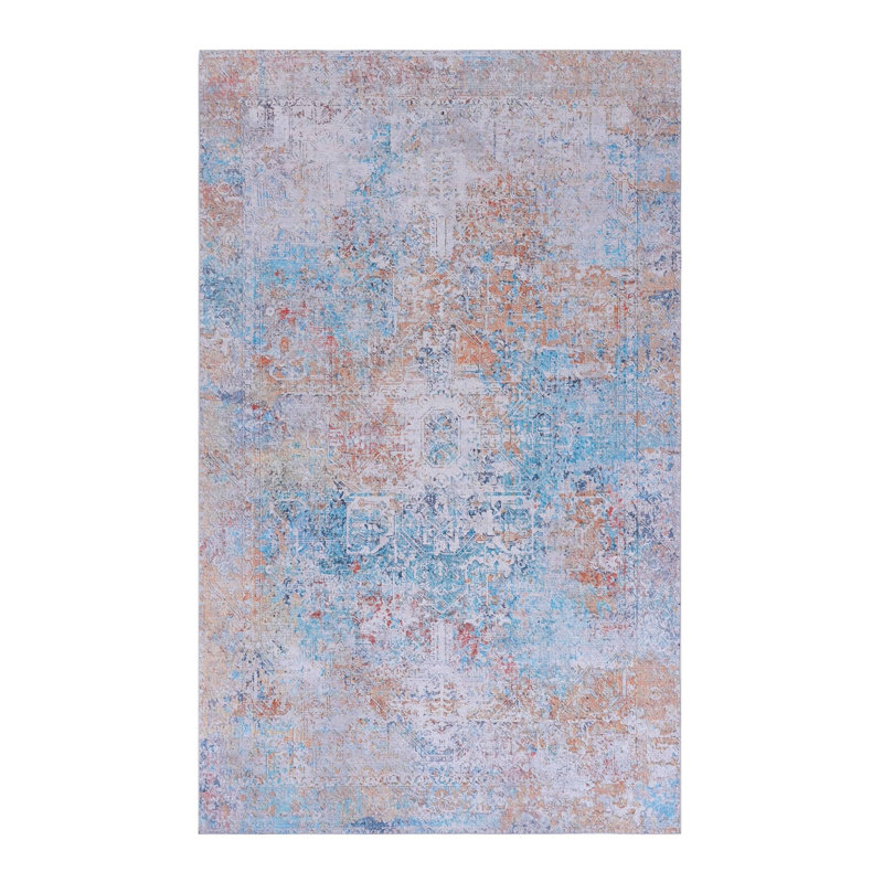 Lint-free, stylish, stain-resistant area rug, Rectangle 5' x 8'