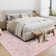 Cleamon Washable Floral Indoor Rug