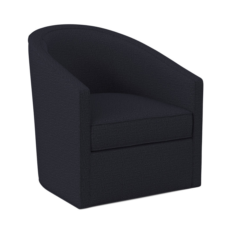 Chaise pivotante Archer, 100% polyester bleu marine de Venise