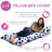 KIds Floor Pillow Cover Only, Nap Mat Kids Floor Pillow Cover to Add in Pillows - Premium Cushion and Lounger Covers for Pillows - Gifts for Kids, Teenage Girls, and Boys, Available in King or Queen Sizes, Pillows Non Included, in Multiple Colors-950955377