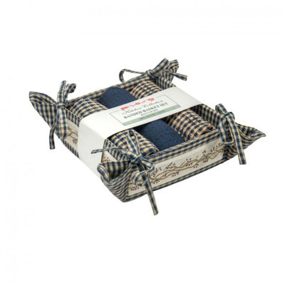 Cotton Waffle Kitchen Towel Linen Set