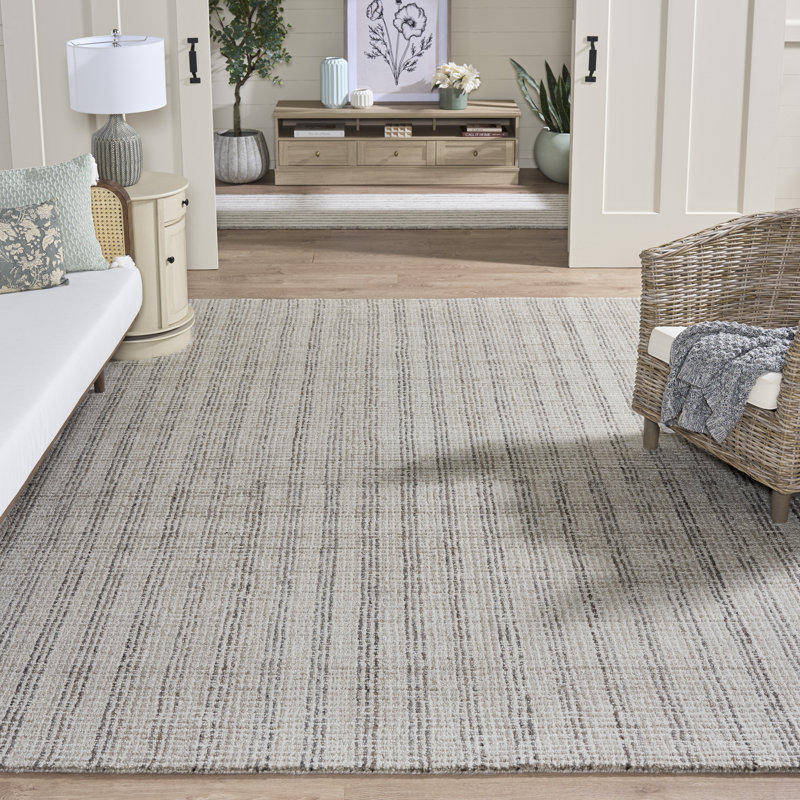 Renewal 255 Hand Tufted Performance Striped Rug, Rectangle 8' x 10'