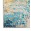 Tapis abstrait bleu / jaune Adrihana-1258171103